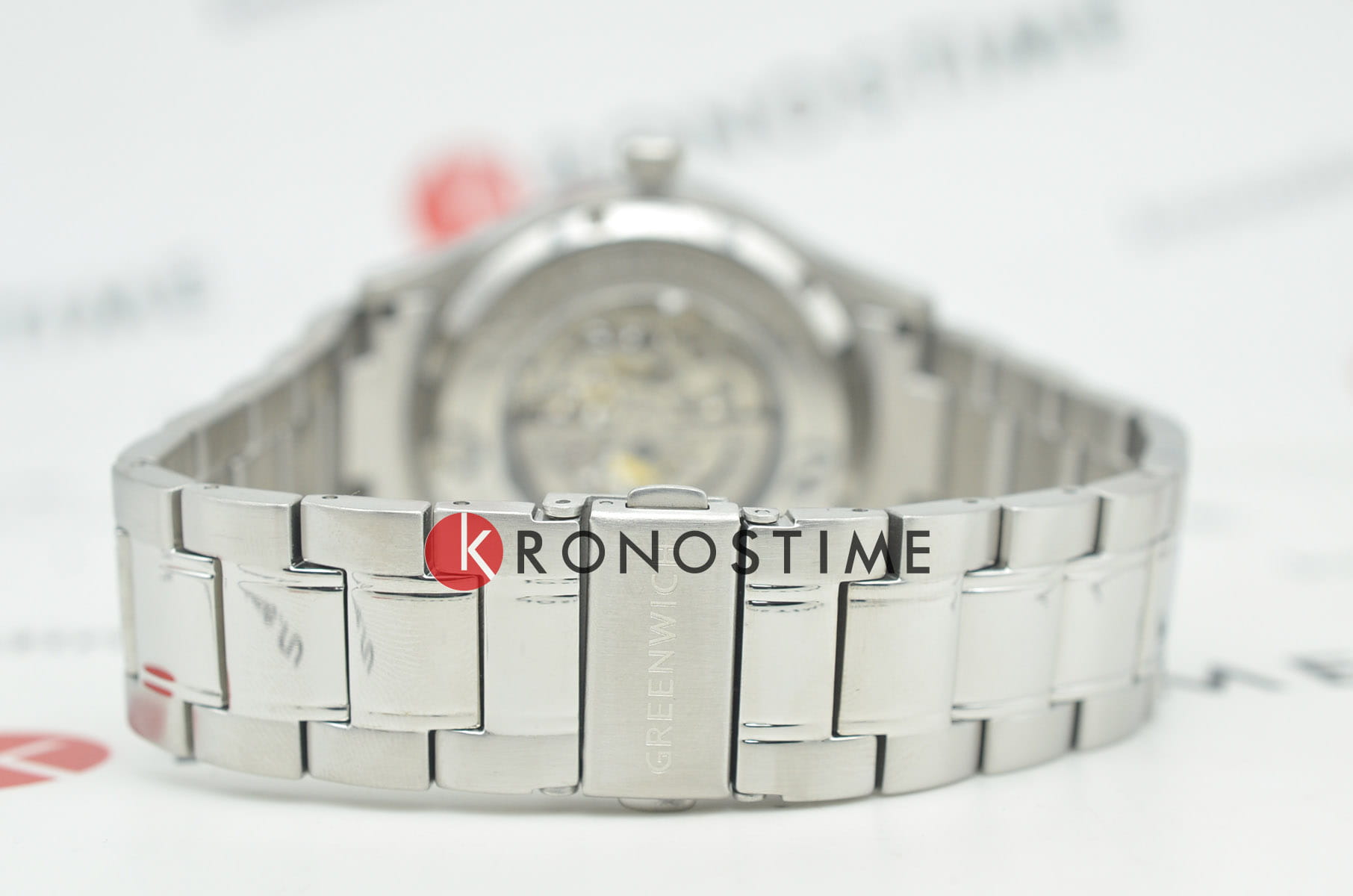 Greenwich Greenwich Globe GW 056.10.33 механические мужские часы часы крупный план антрацитовый циферблата